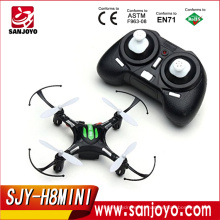 JJRC H8 Mini modo sin cabeza 2.4G 4CH 6 ejes RC Quadcopter RTF Mode2-Negro SJY-H8MINI